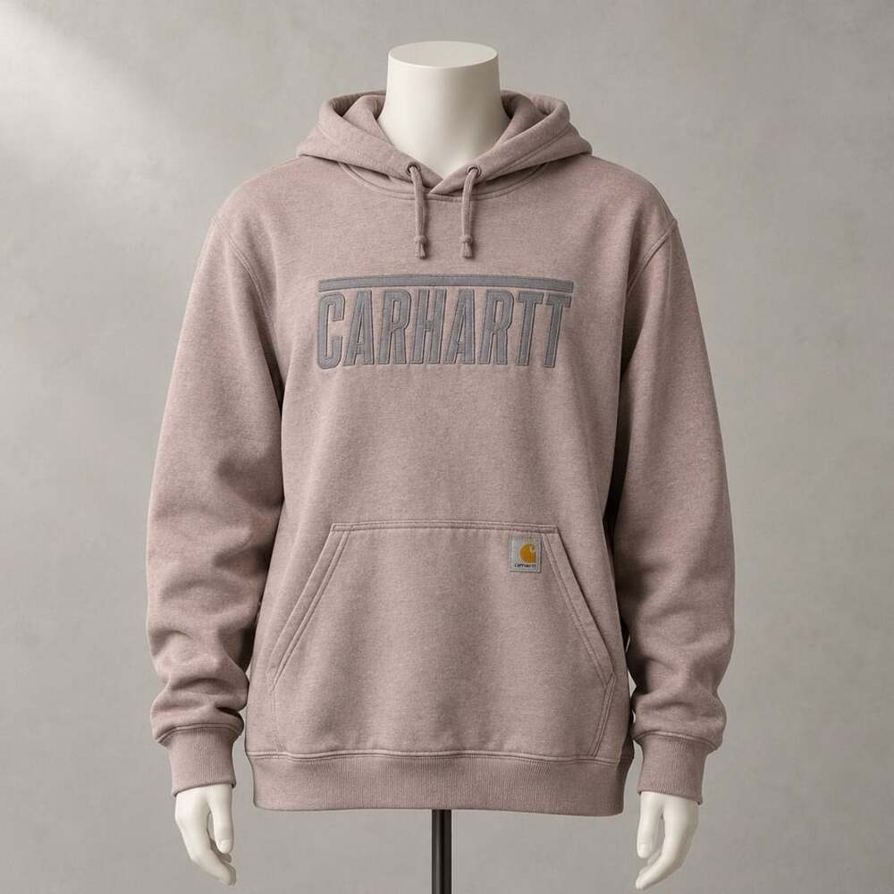 Carhartt Loose Fit Midweight Graphic Hoodie Size XL Mink Mink